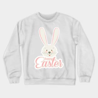 Cute Bunny Ears Happy Easter Egg Hunt Abstract For Girl Crewneck Sweatshirt